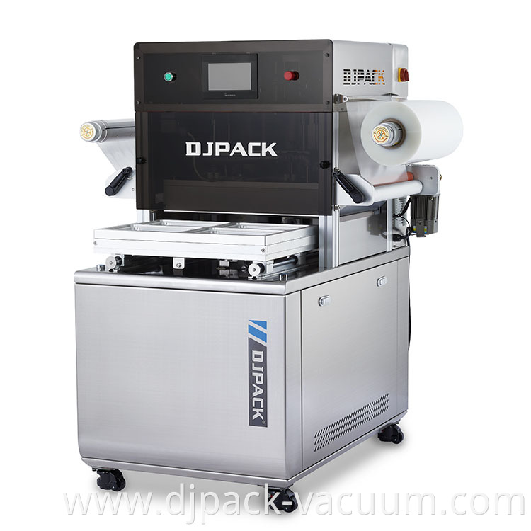 DJL-440VS Semi-automatic High Efficiency Vacuum Skin Packaging Machine One Plate Max Four Trays